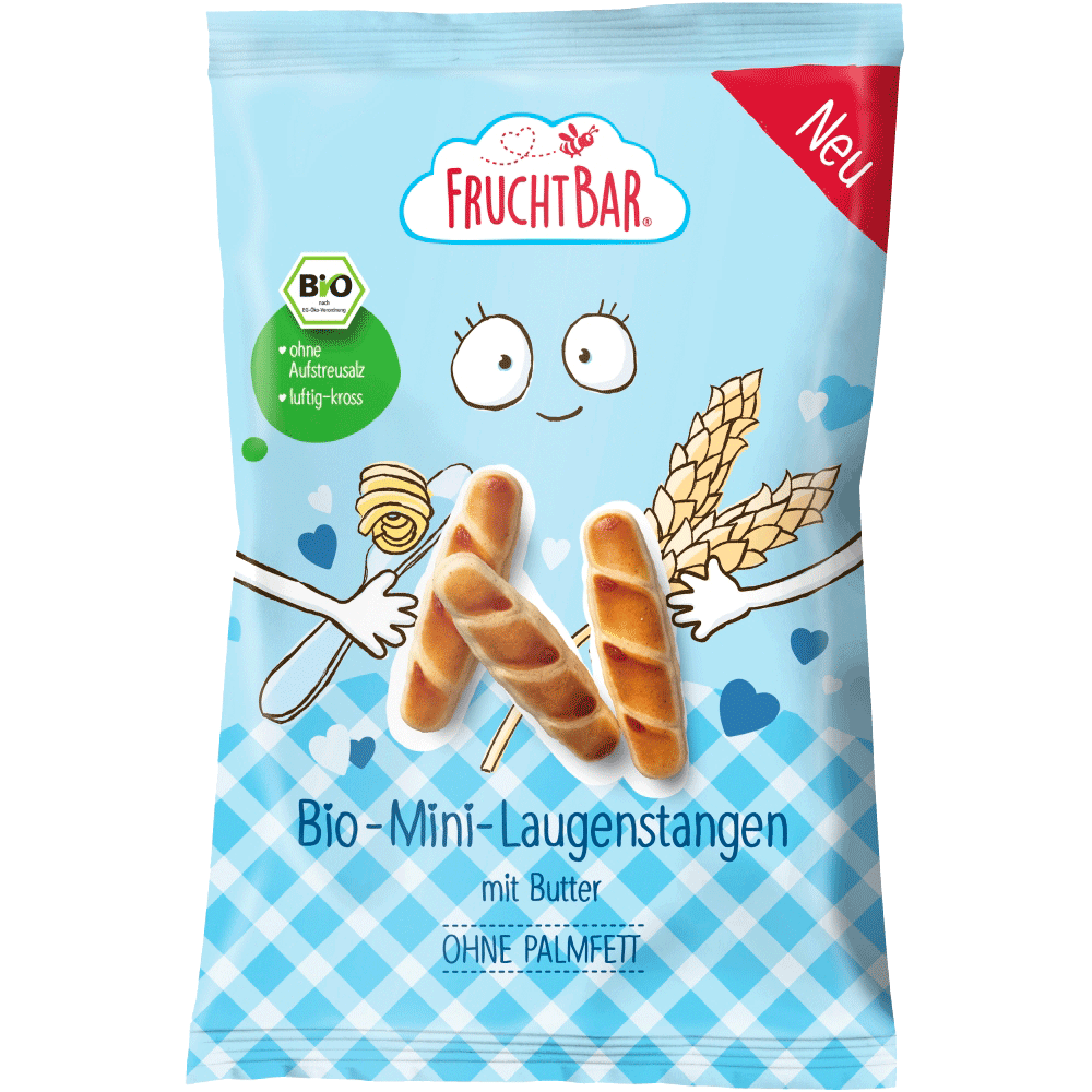 Bild: FruchtBar Bio-Mini Laugenstange mit Butter