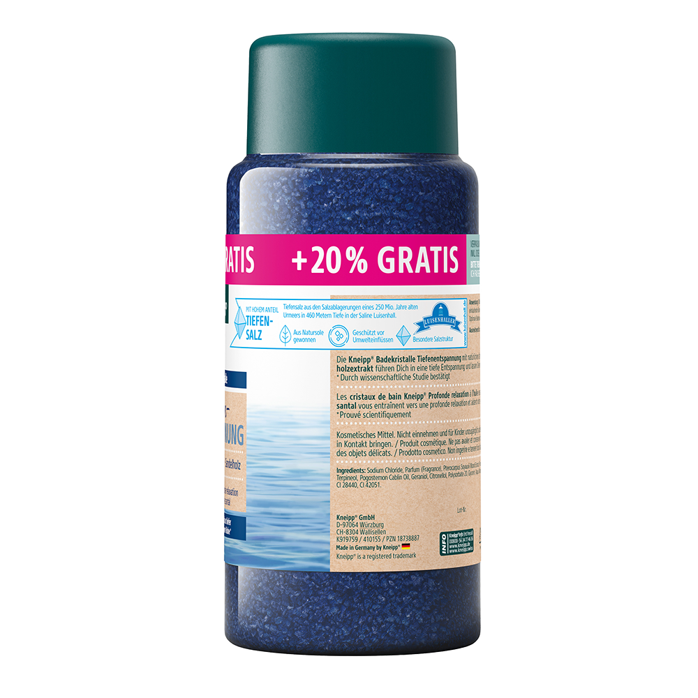 Bild: Kneipp Badekristalle Tiefenentspannung