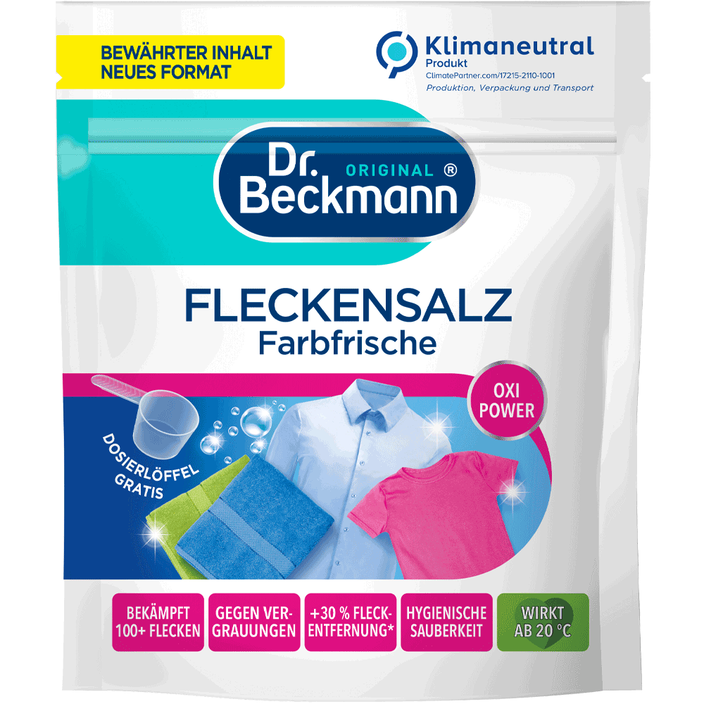 Bild: Dr. Beckmann Fleckensalz Farbfrische