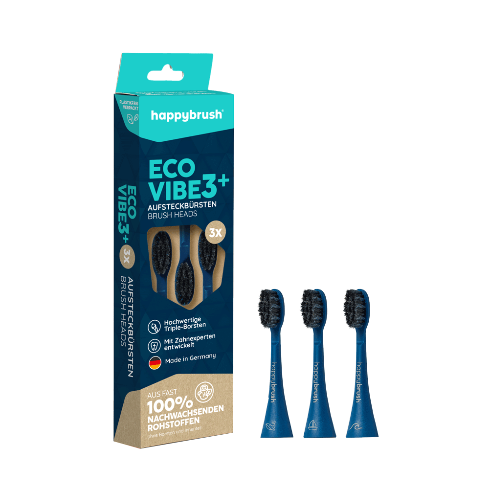 Bild: happybrush Aufsteckbürsten Eco V3+ (Ocean) 