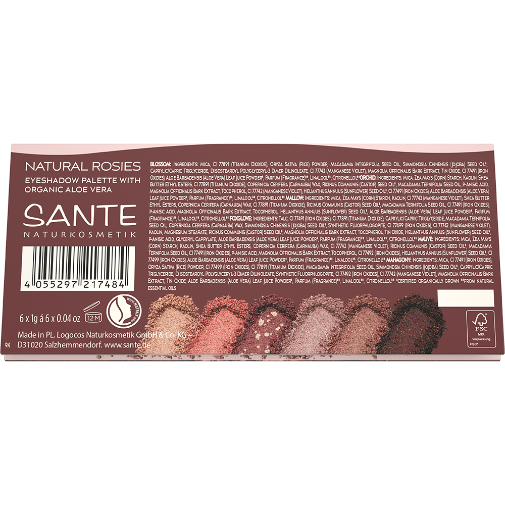 Bild: SANTE Lidschattenpalette Rosy Shades 01