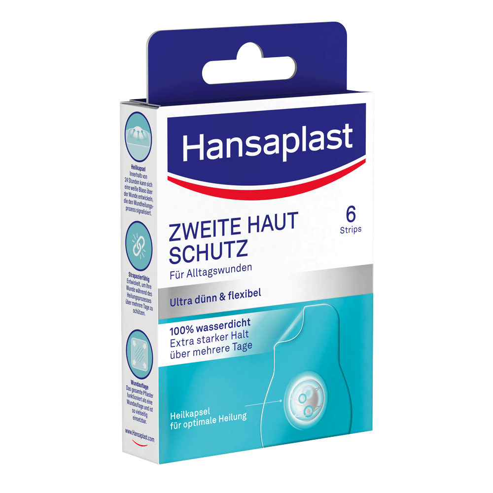 Bild: Hansaplast Zweite Haut Schutz 6 Strips 