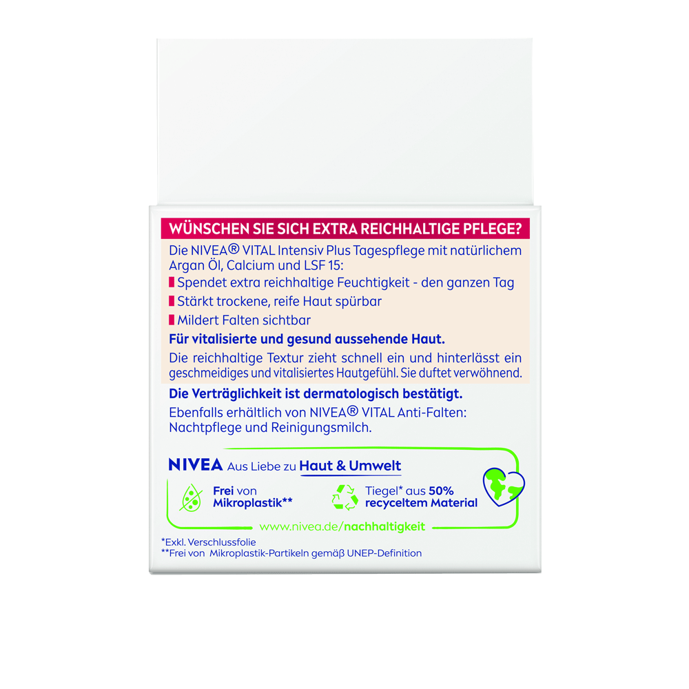 Bild: NIVEA VITAL Intensiv Plus Tagespflege 