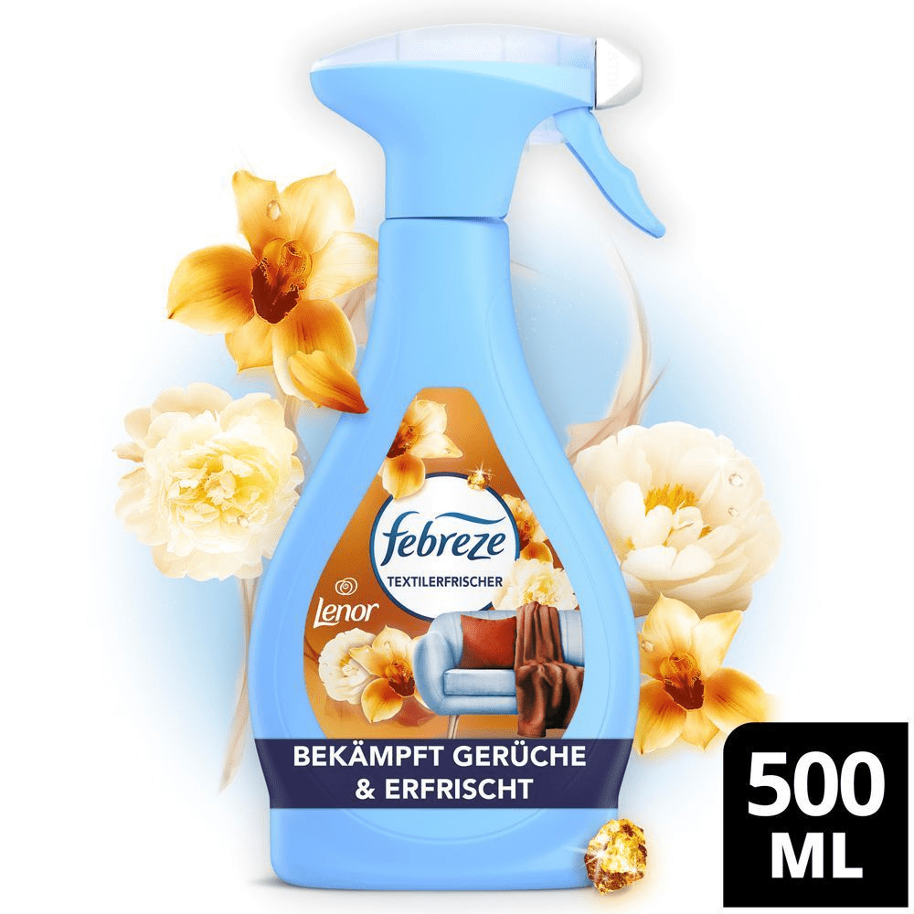 Bild: Febreze Textilerfrischer Goldene Orchidee 