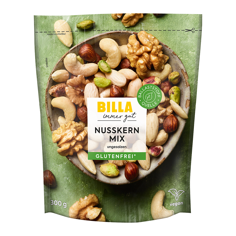 Bild: Billa immer gut Nusskern Mix ungesalzen 