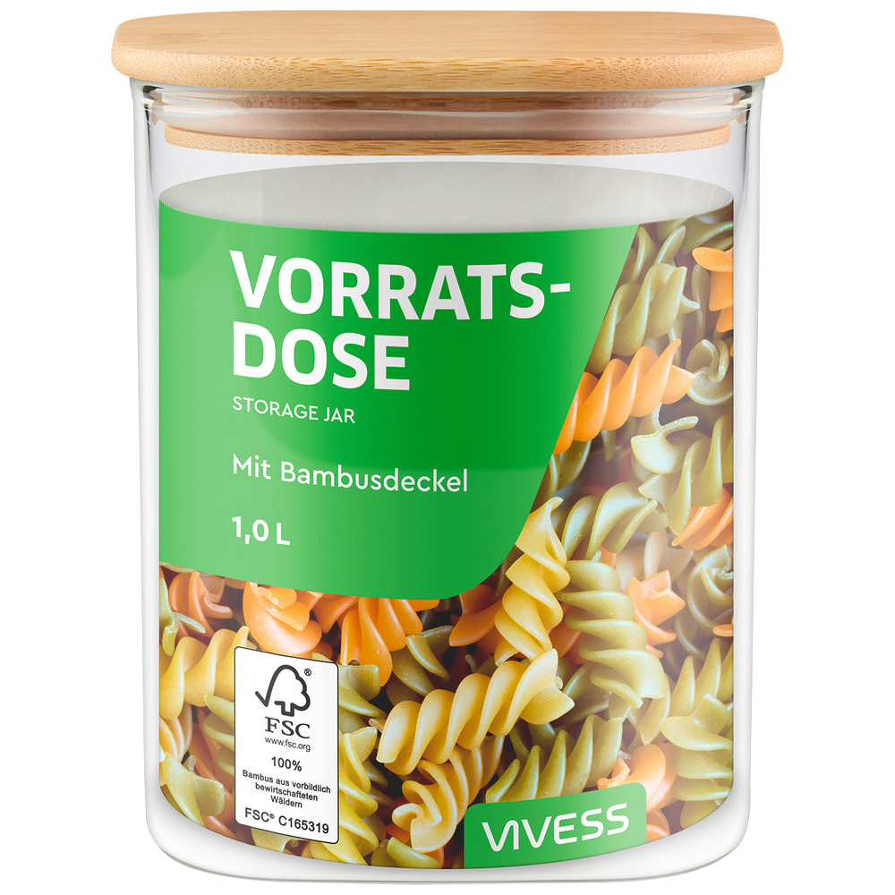 Bild: Vivess Vorratsdose 1l 