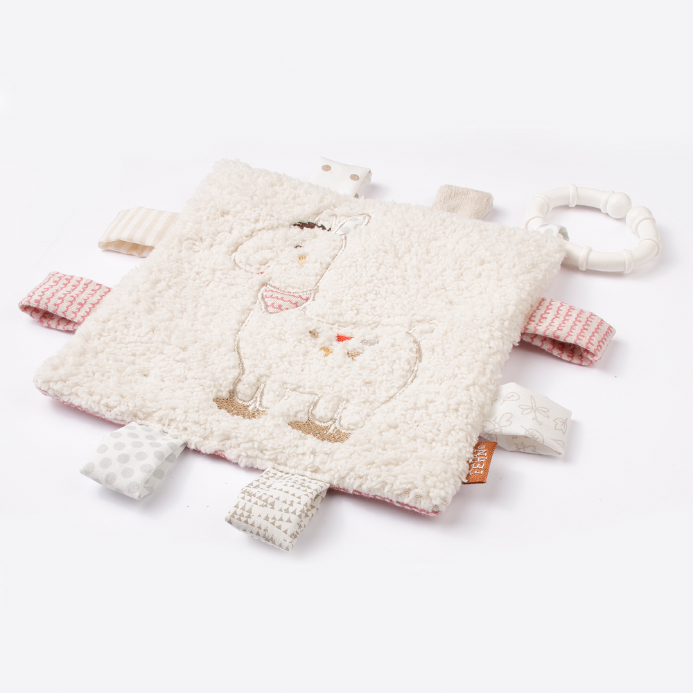 Bild: Fehn Knistertuch Lama mit Ring 