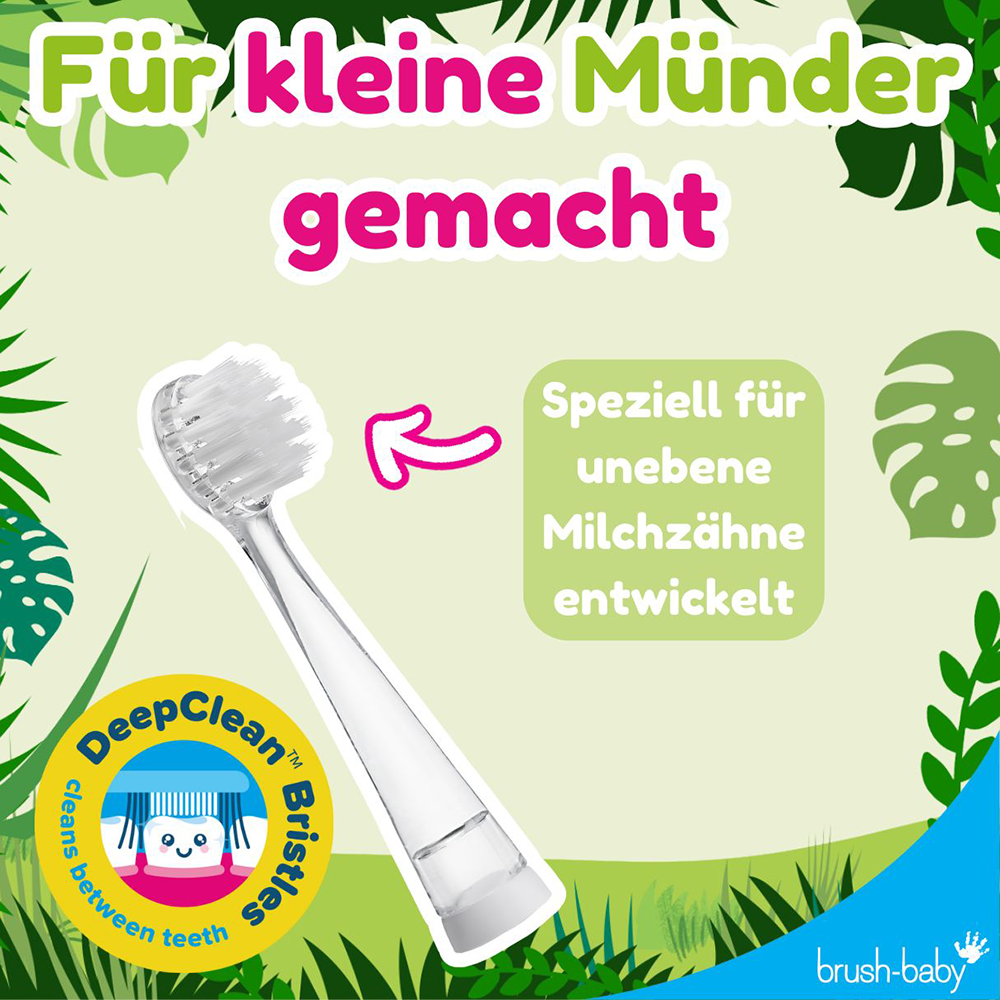 Bild: brush-baby Wild Ones Aufsteckbürsten 