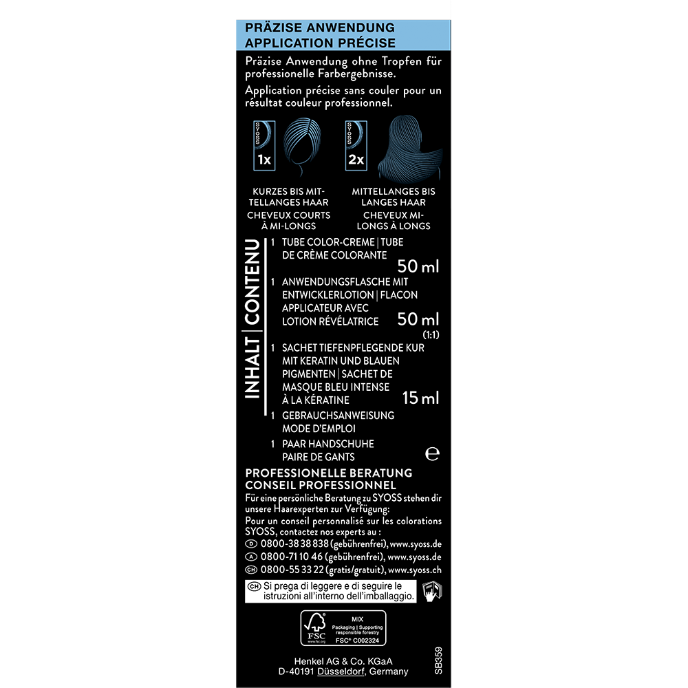 Bild: syoss Permanente Kühle Coloration 