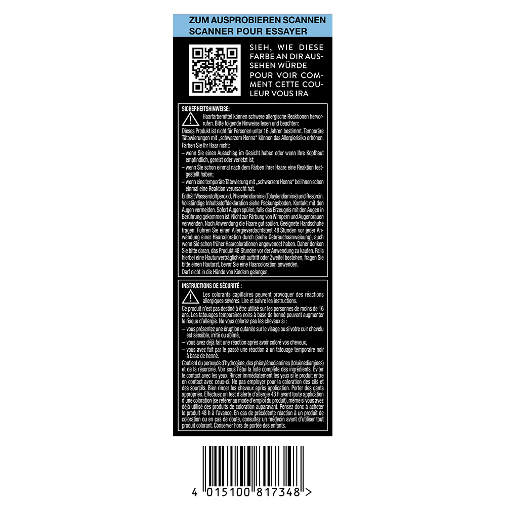 Bild: syoss Permanente Kühle Coloration 