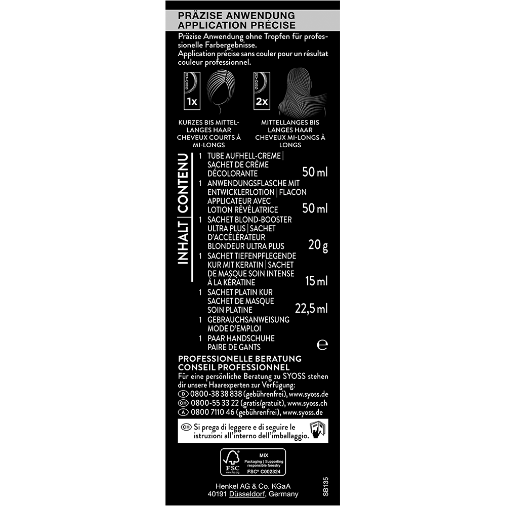 Bild: syoss Intensiv Aufheller Platin Aufheller