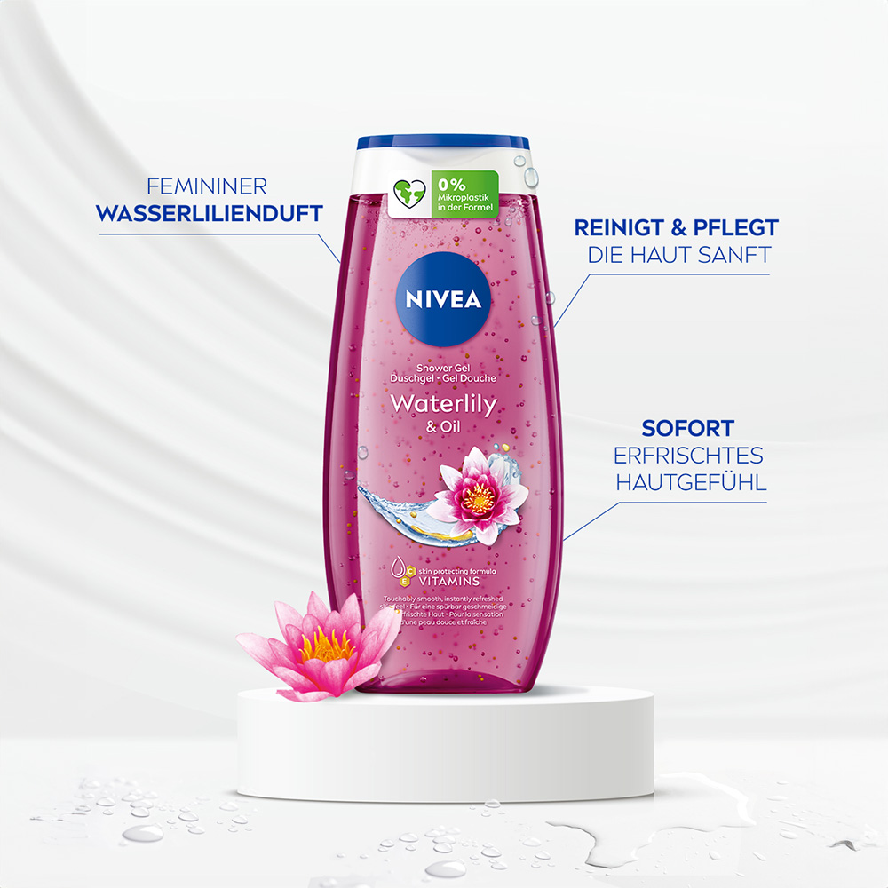 Bild: NIVEA Duschgel Wasserlilie und Öl 
