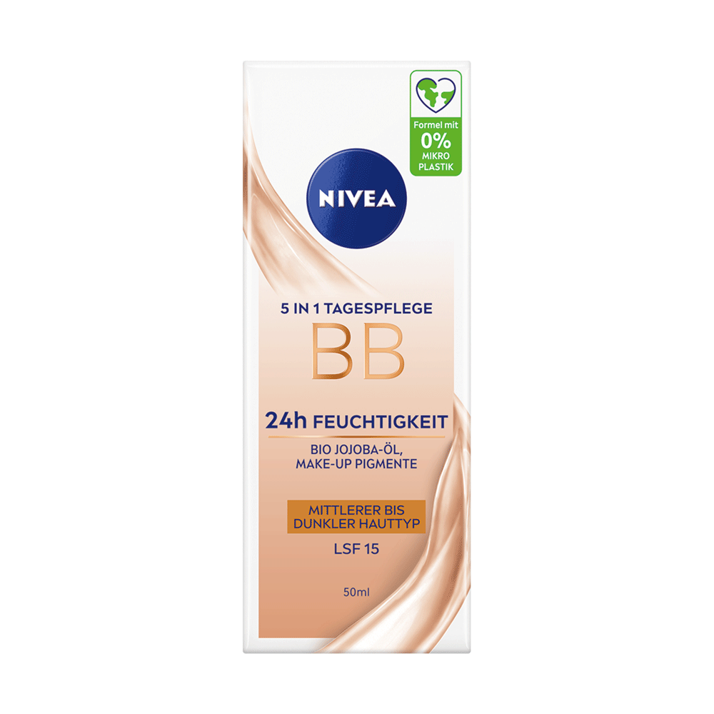Bild: NIVEA 5in1 Tagespflege BB mittel bis dunkel