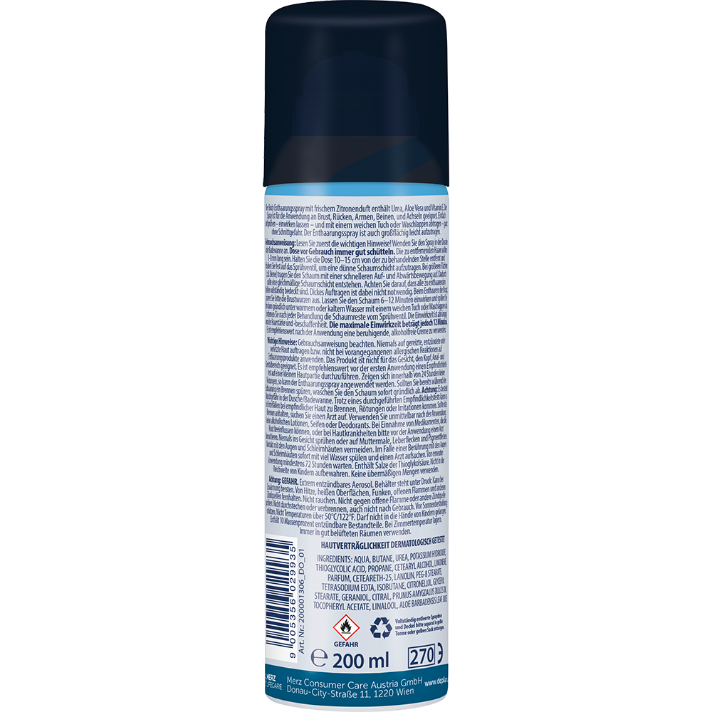 Bild: depilan Men Body Enthaarungsspray 