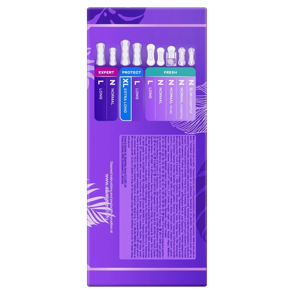 Bild: always Daily Protect Extra Long Slipeinlagen 