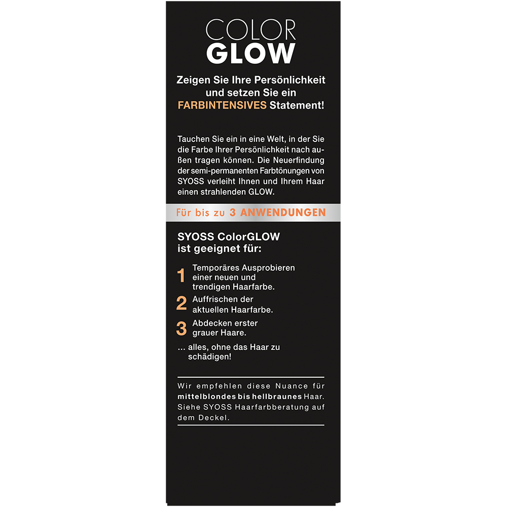 Bild: syoss Color Glow Haartönung Kupfer