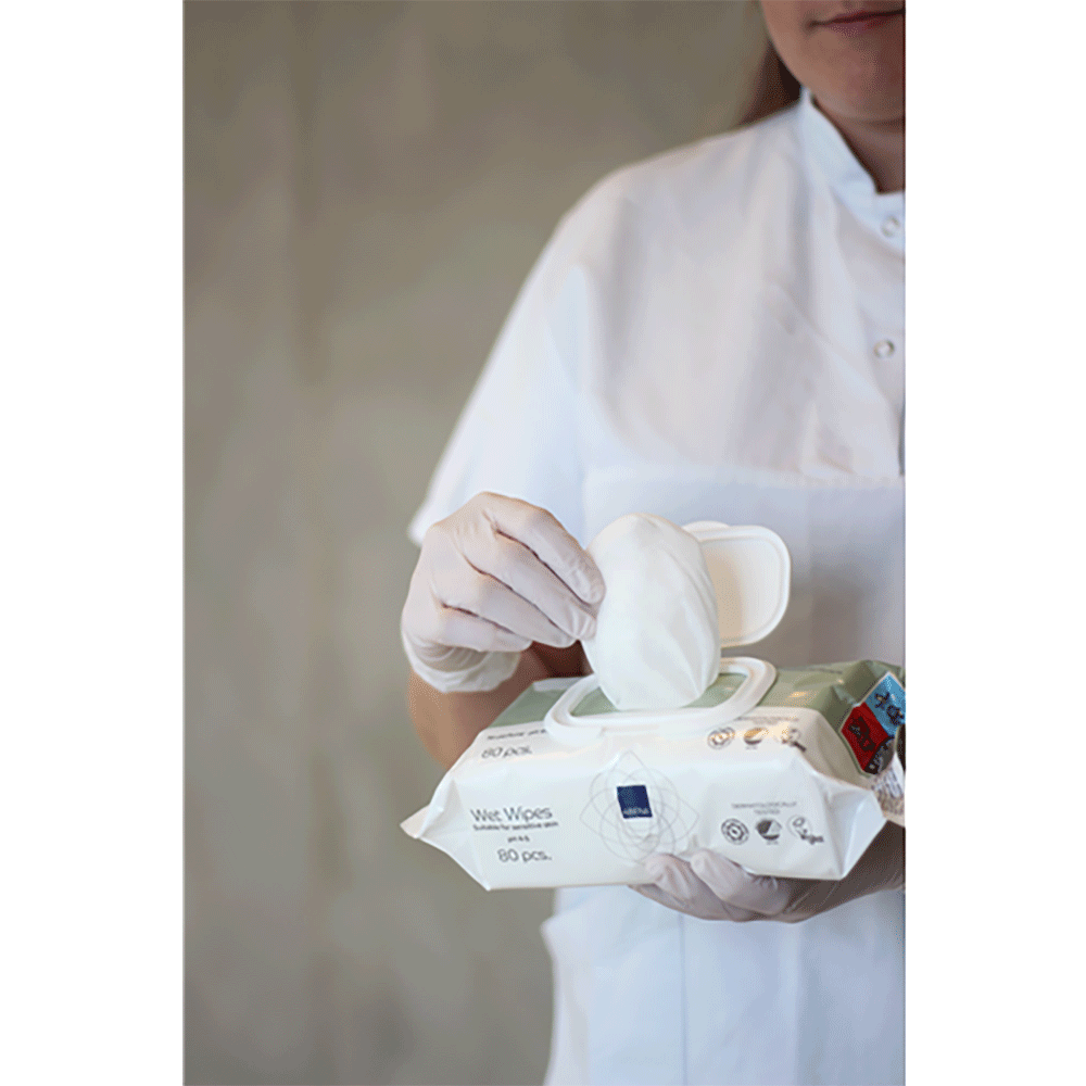 Bild: Abena Wet Wipes 