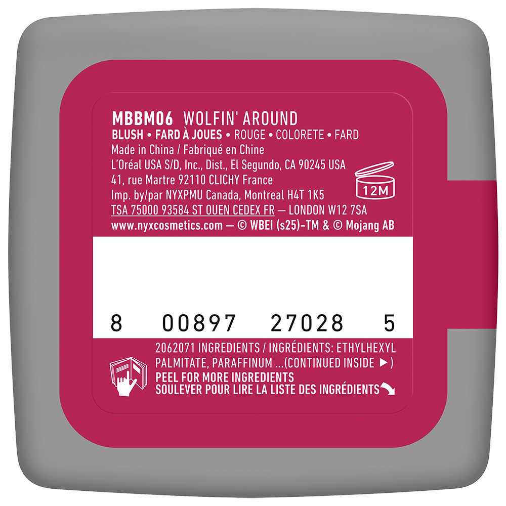 Bild: NYX Professional Make-up Minecraft Cheeky Mob Blush Balm 