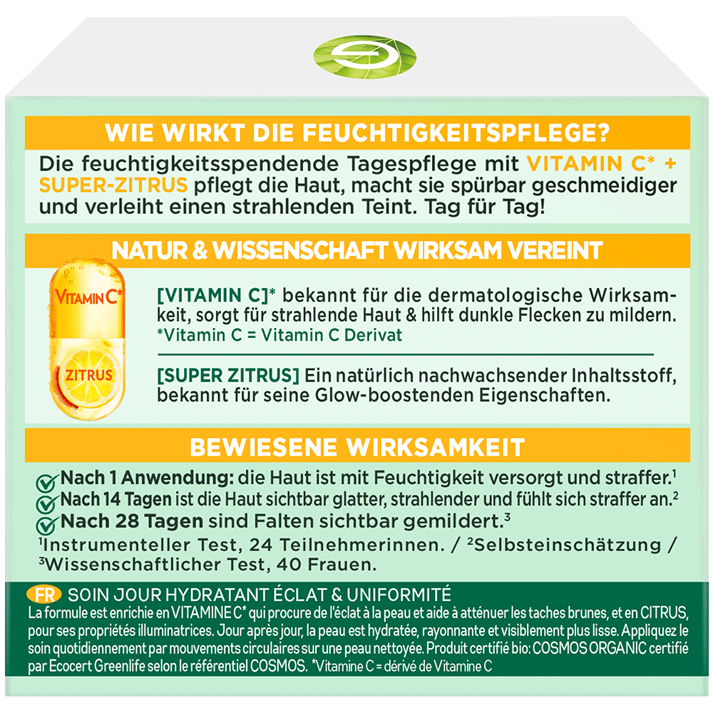 Bild: GARNIER BIO Vitamin C reichhaltige Pflegecreme