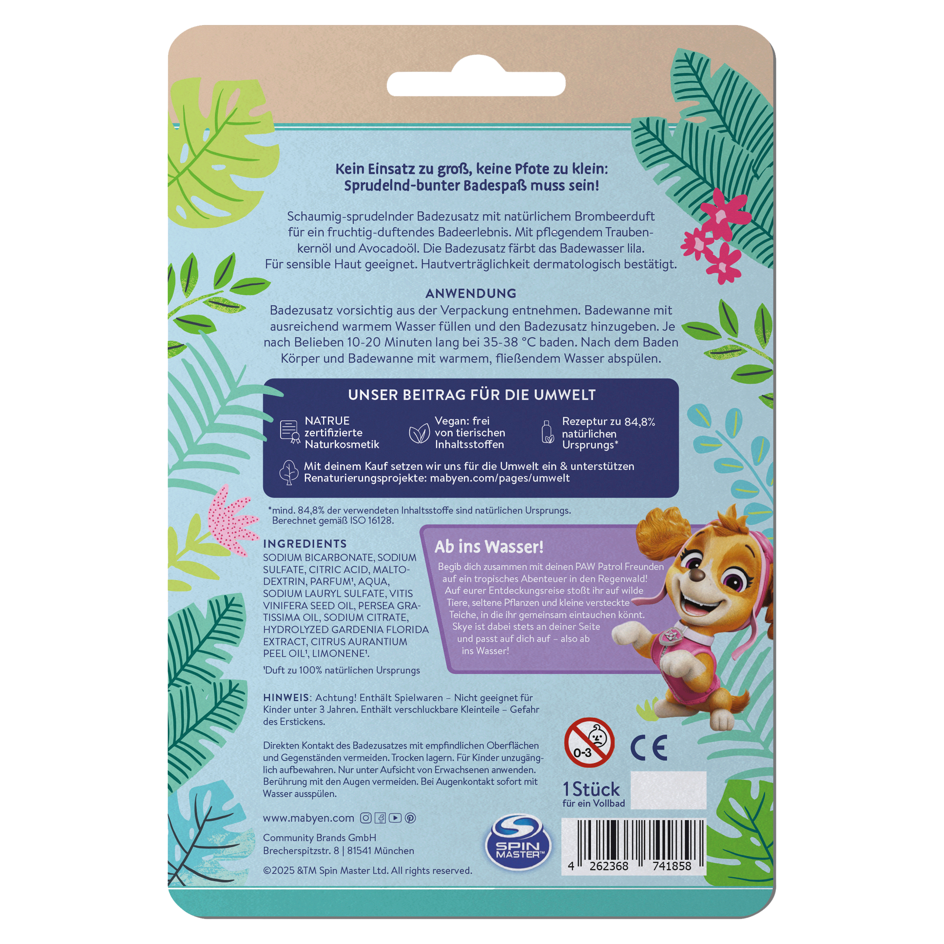 Bild: Mabyen Sprudelbad mit Badewannensticker