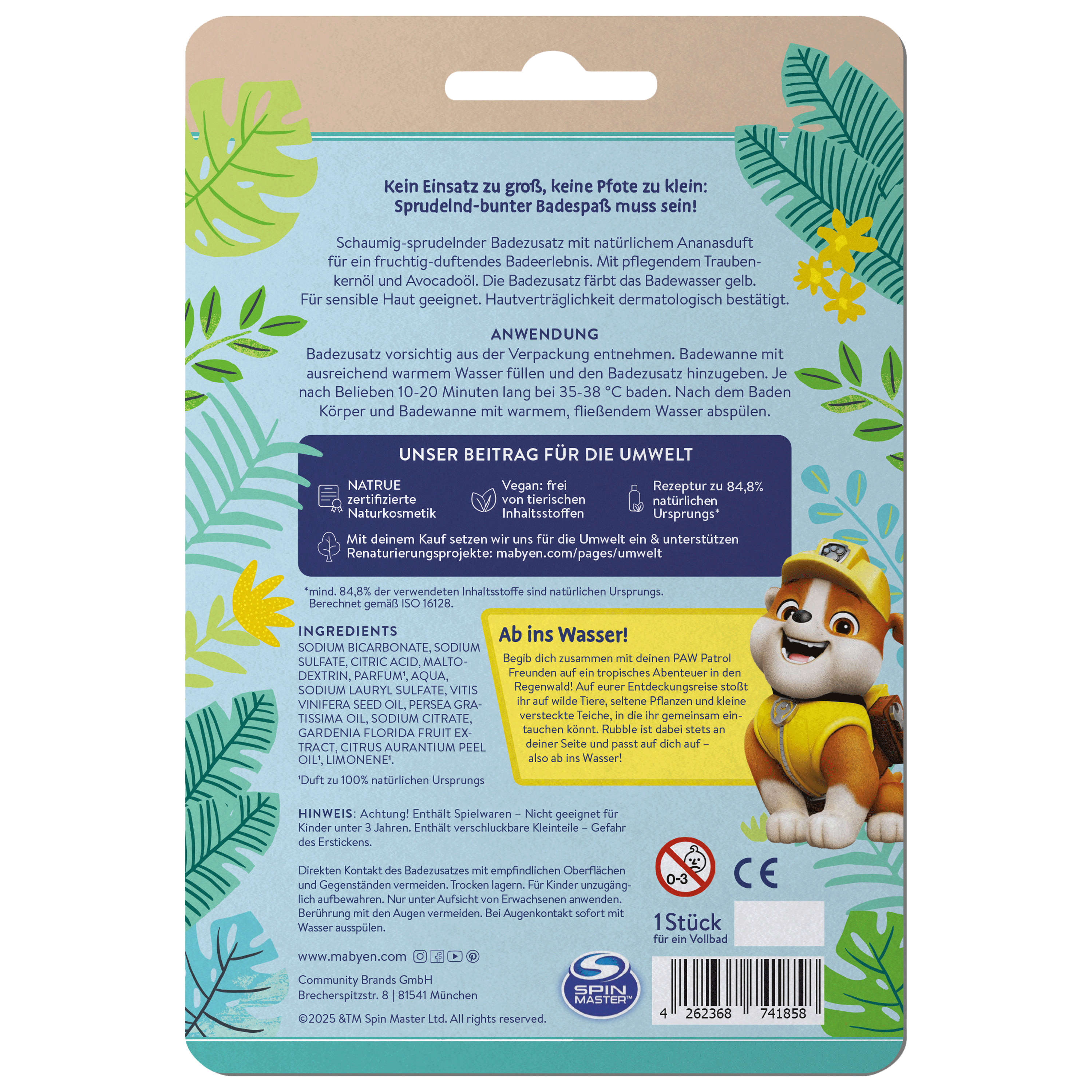 Bild: Mabyen Sprudelbad mit Badewannensticker