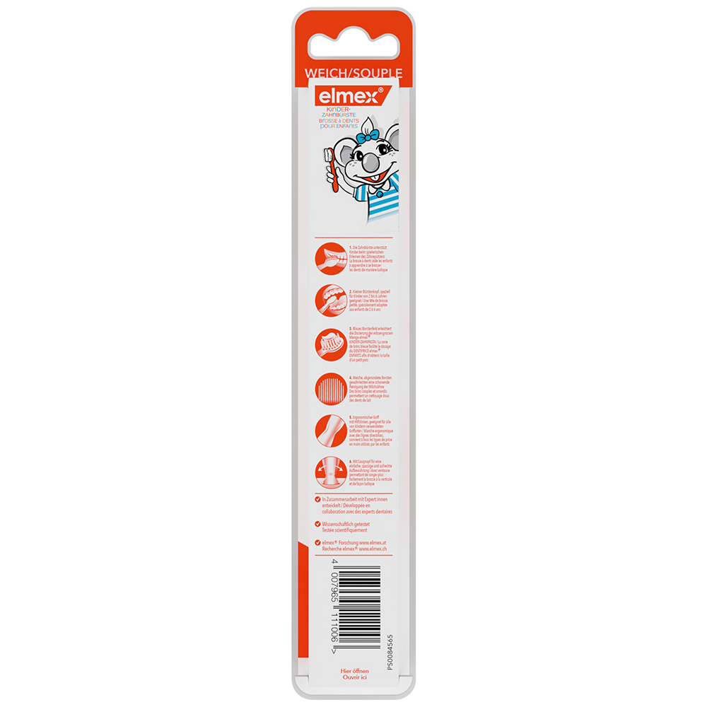 Bild: elmex Kinderzahnbürste 2-6 Jahre 