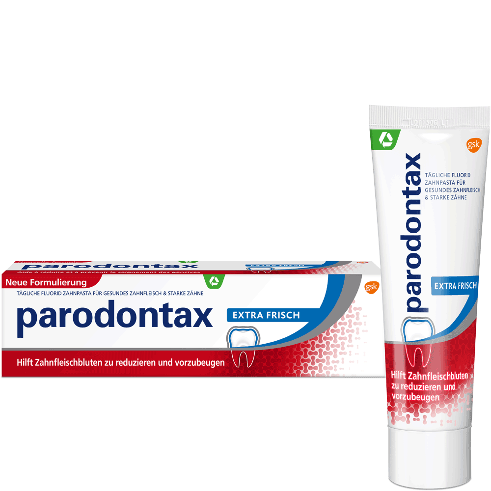 Bild: Parodontax Zahncreme Extra Frisch