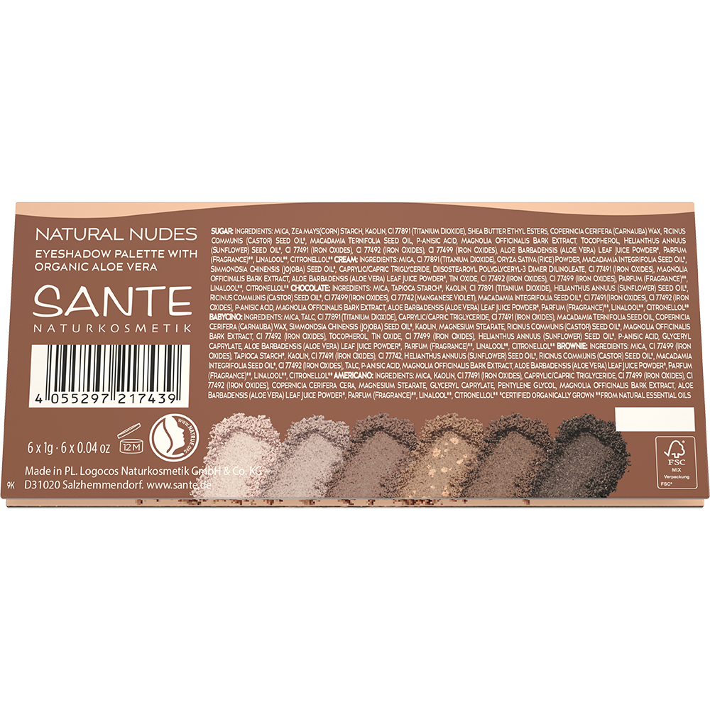 Bild: SANTE Lidschattenpalette Nudy Shades 02