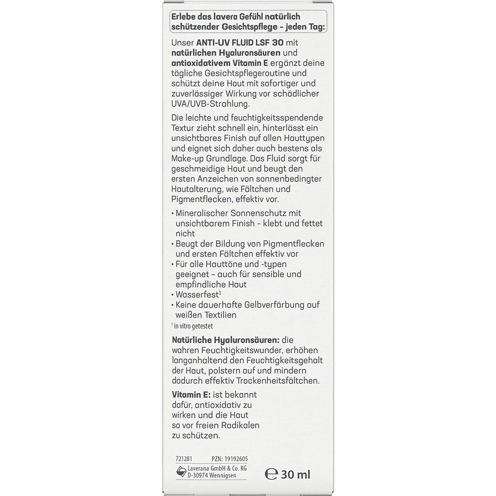 Bild: lavera Anti-UV Fluid LSF 30