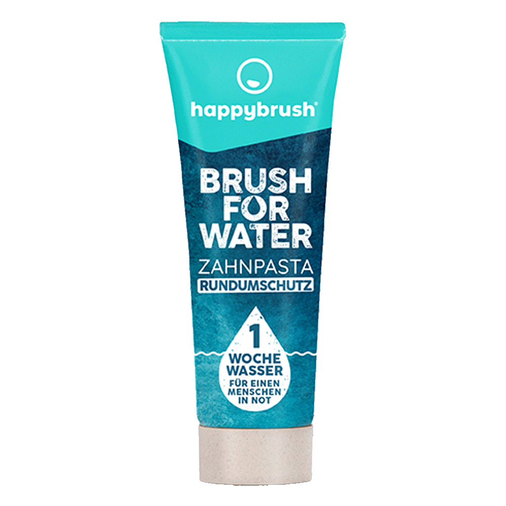 Bild: happybrush Zahnpasta Rundumschutz Brush for Water 