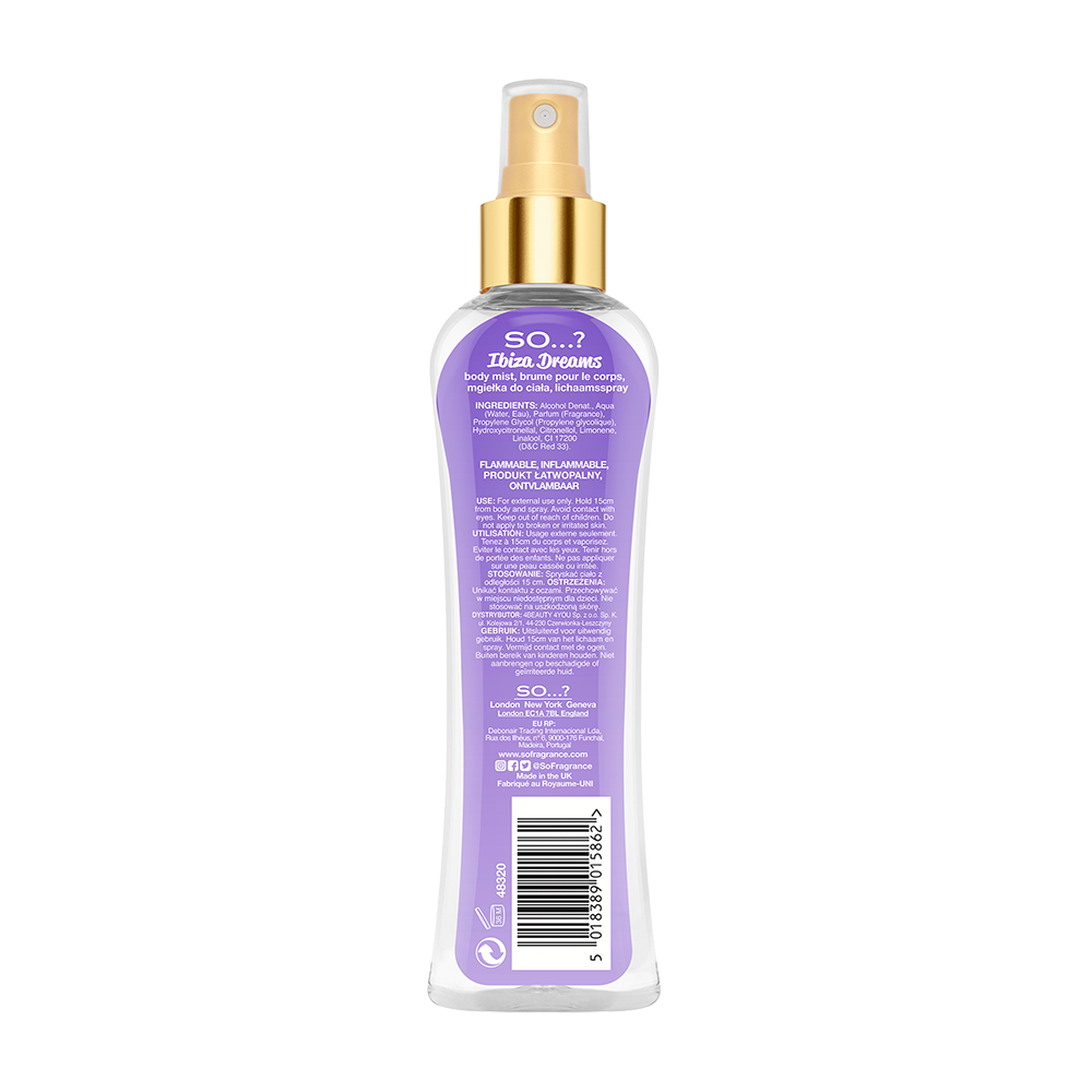 Bild: SO...? Ibiza Dreams Body Mist 