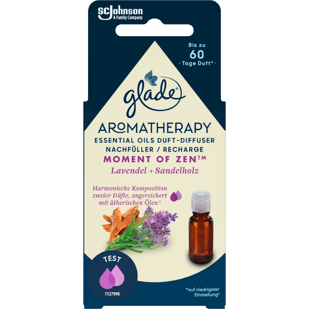Bild: Glade Aromatherapy Diffuser Nachfüllung Moment of Zen 
