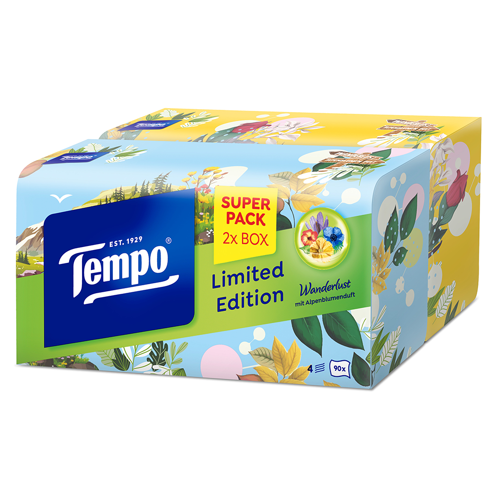Bild: Tempo Taschentücher Duft Duo Box Limited Edition 