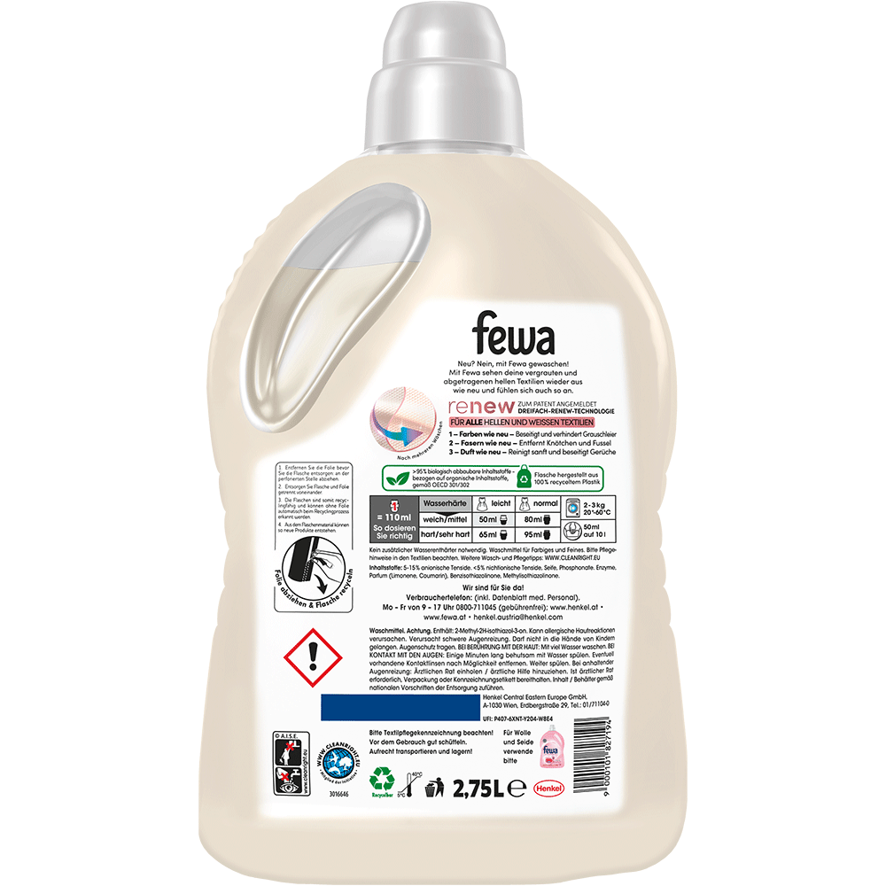 Bild: Fewa Color Waschmittel für Helles Renew 
