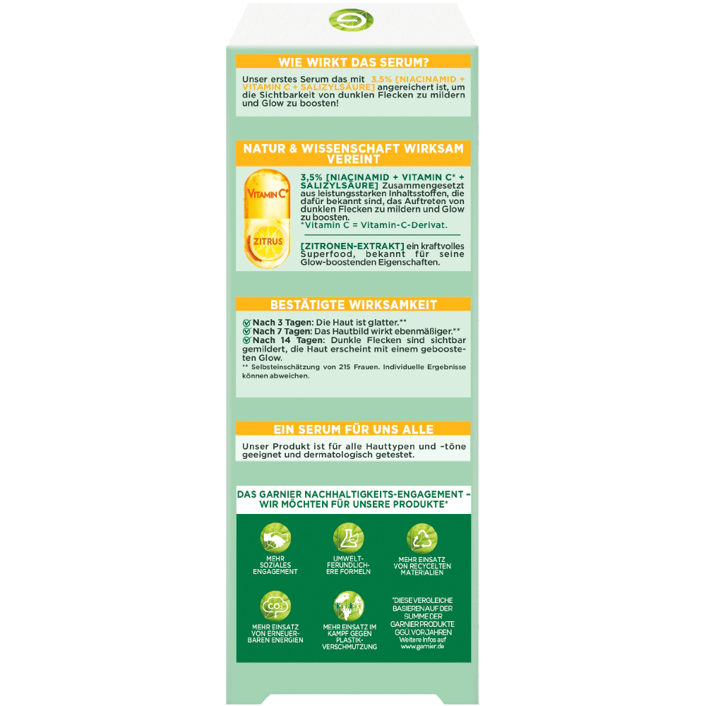 Bild: GARNIER Vitamin C Serum Creme