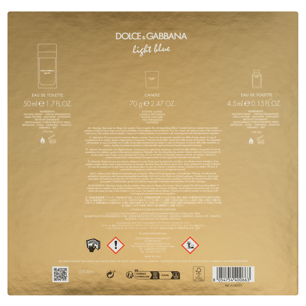 Bild: Dolce & Gabbana Light Blue Geschenkset 