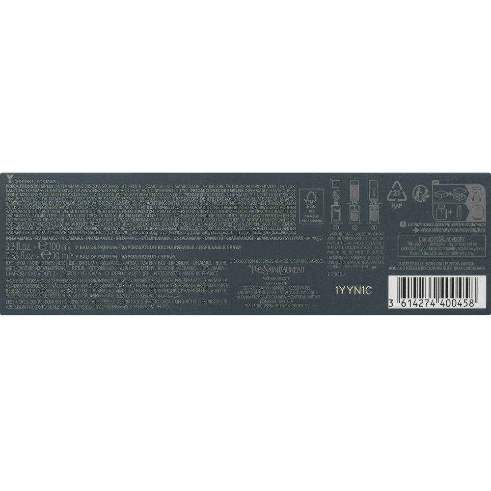 Bild: Yves Saint Laurent Y Men Geschenkset 