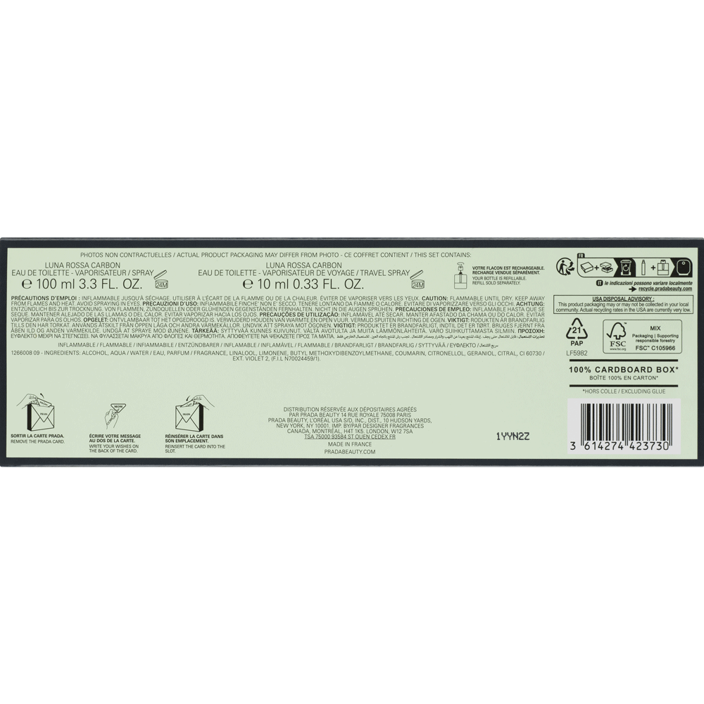 Bild: Prada Carbon Luna Rossa Geschenkset 