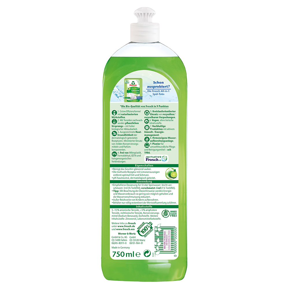 Bild: Frosch Spülmittel Limone 