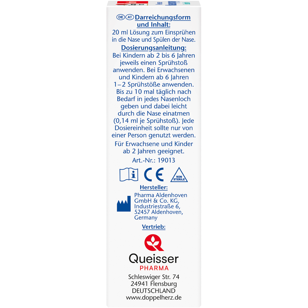 Bild: DOPPELHERZ Meerwasser Nasenspray Sensitiv 