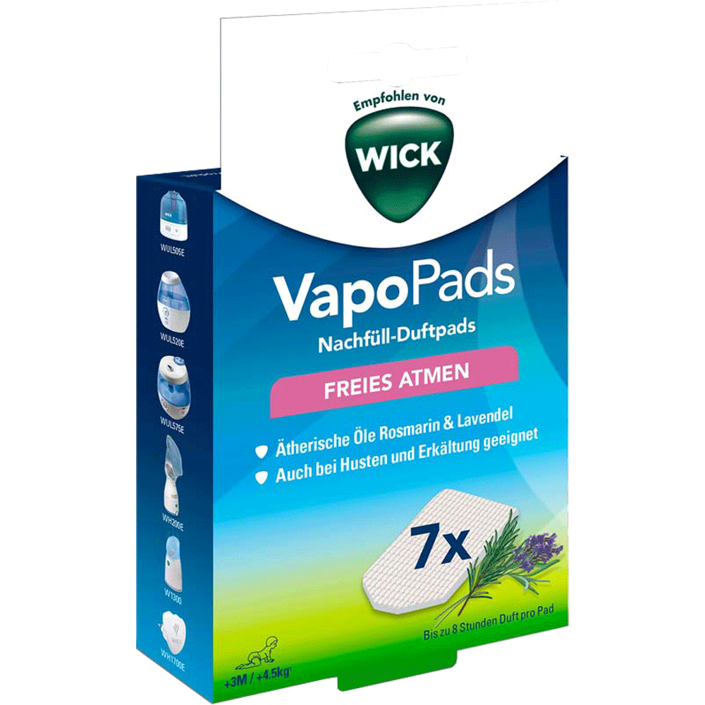 Bild: WICK Baby VapoPads Rosmarin- & Lavendelduft