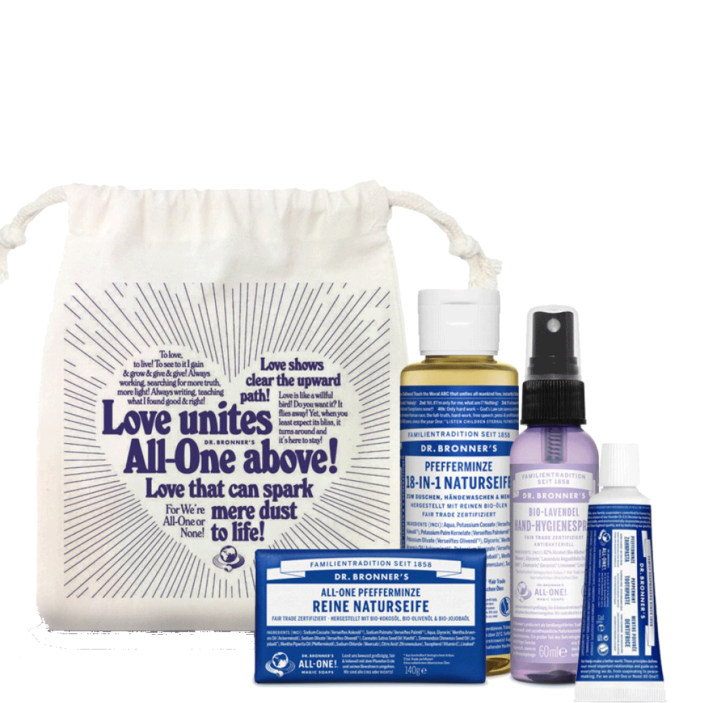 Bild: Dr. Bronner's Love Set Blue