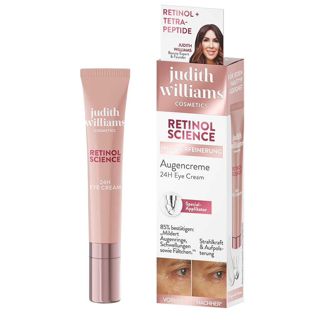 Bild: Judith Williams Augencreme Retinol Sience Hautverfeinerung 
