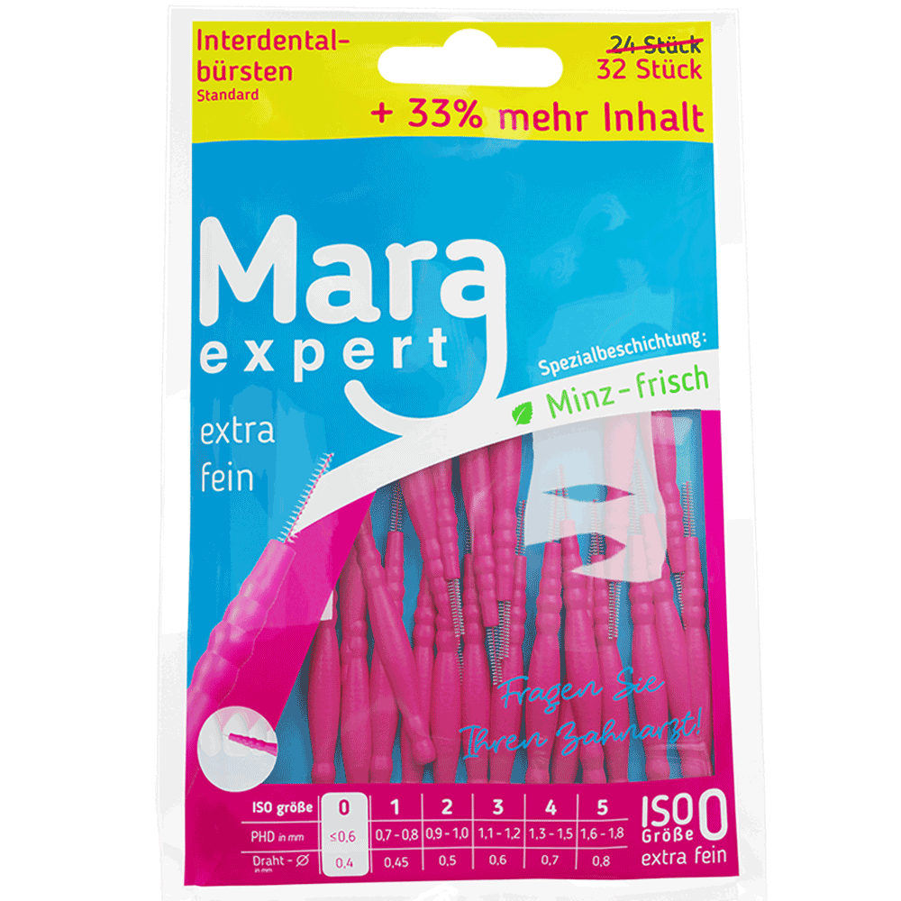 Bild: MARA expert Interdentalbürsten Standard Größe 0 extra fein