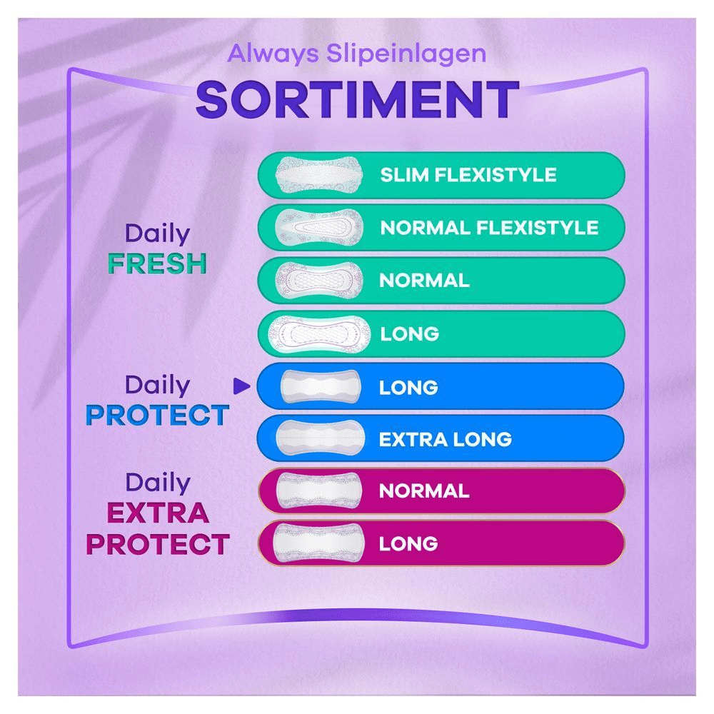 Bild: always Daily Protect Long Slipeinlagen