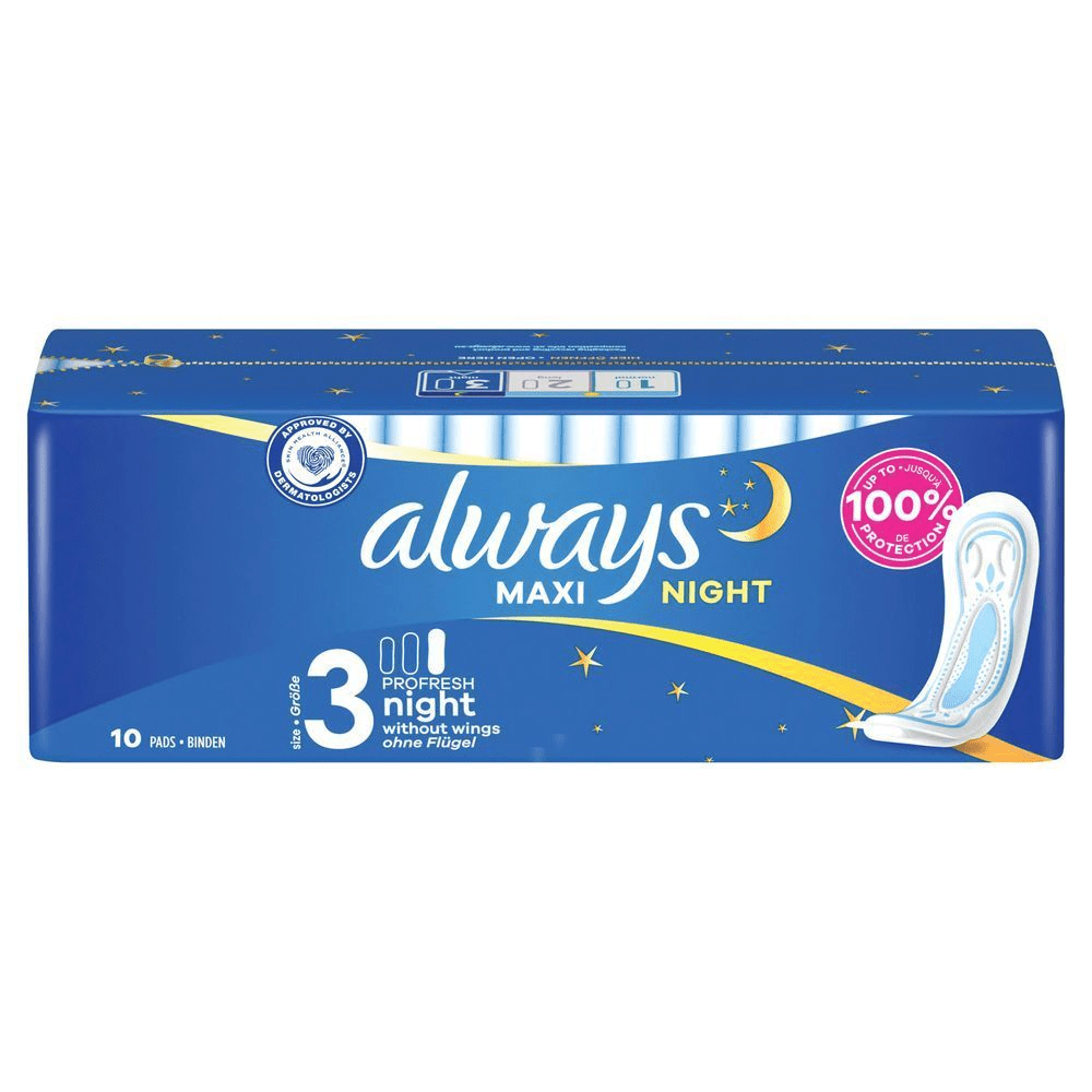 Bild: always Maxi Profresh Night Damenbinden (Größe 3)