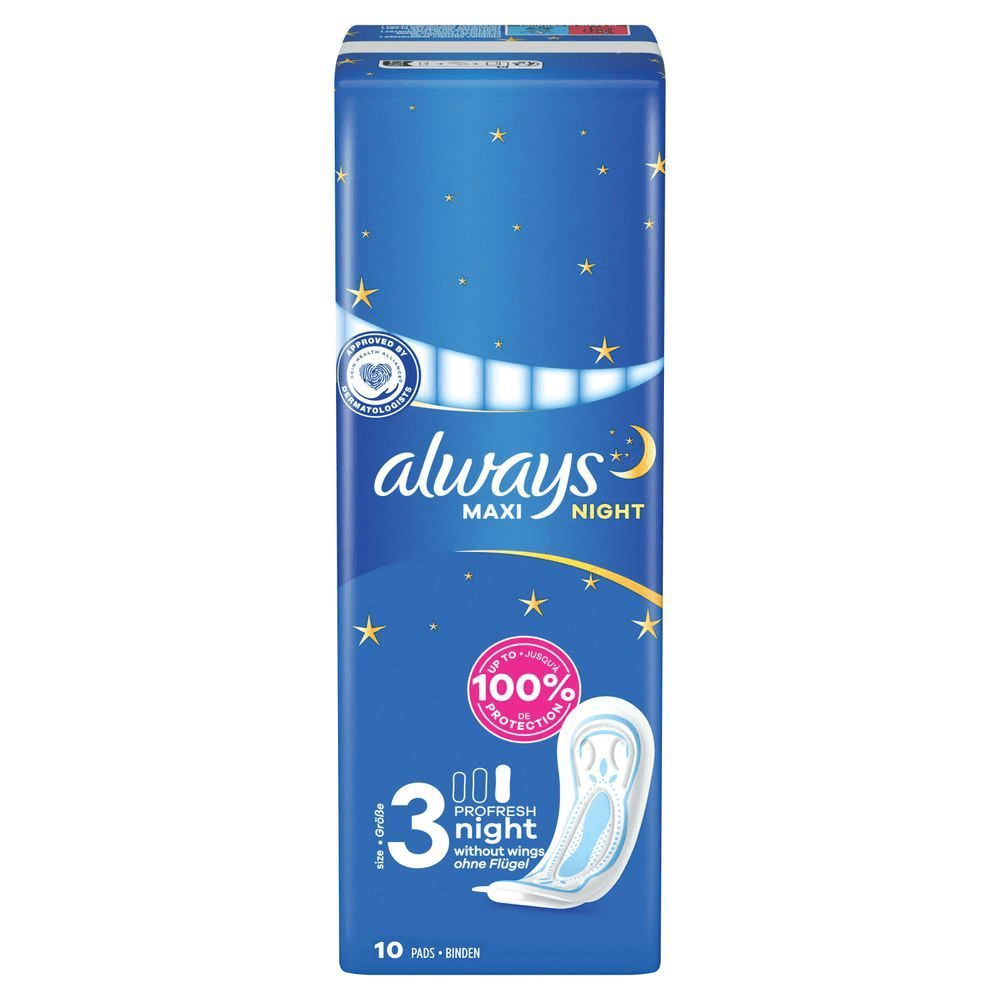 Bild: always Maxi Profresh Night Damenbinden (Größe 3)
