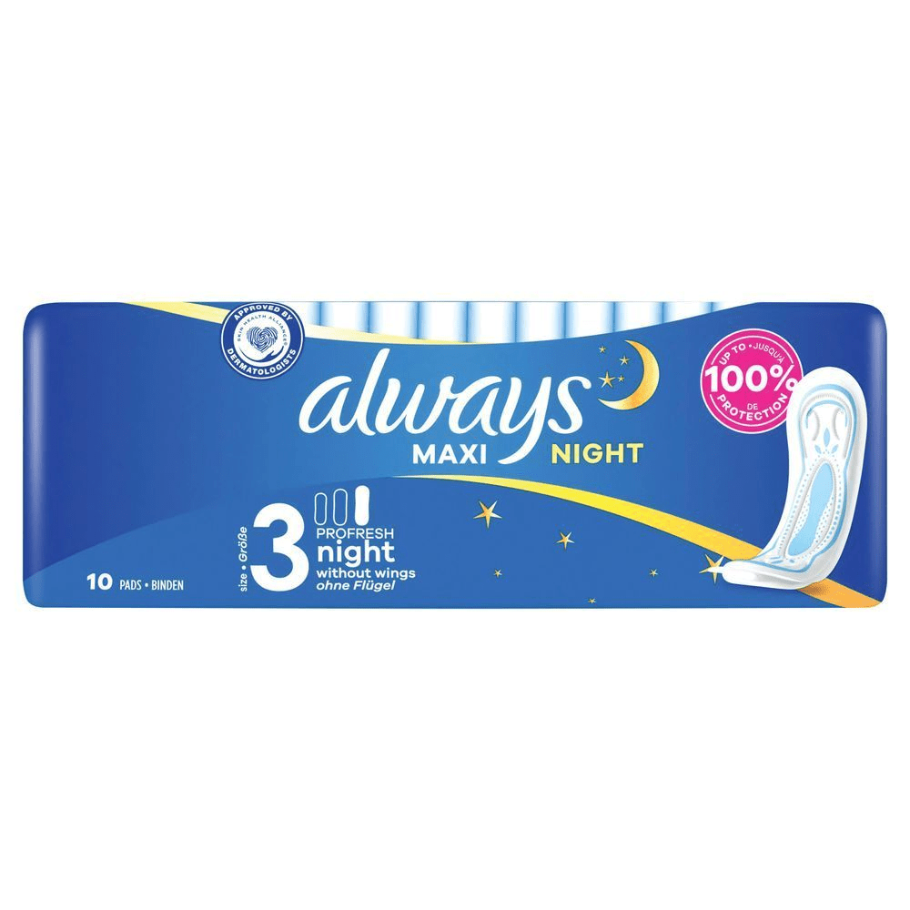 Bild: always Maxi Profresh Night Damenbinden (Größe 3)