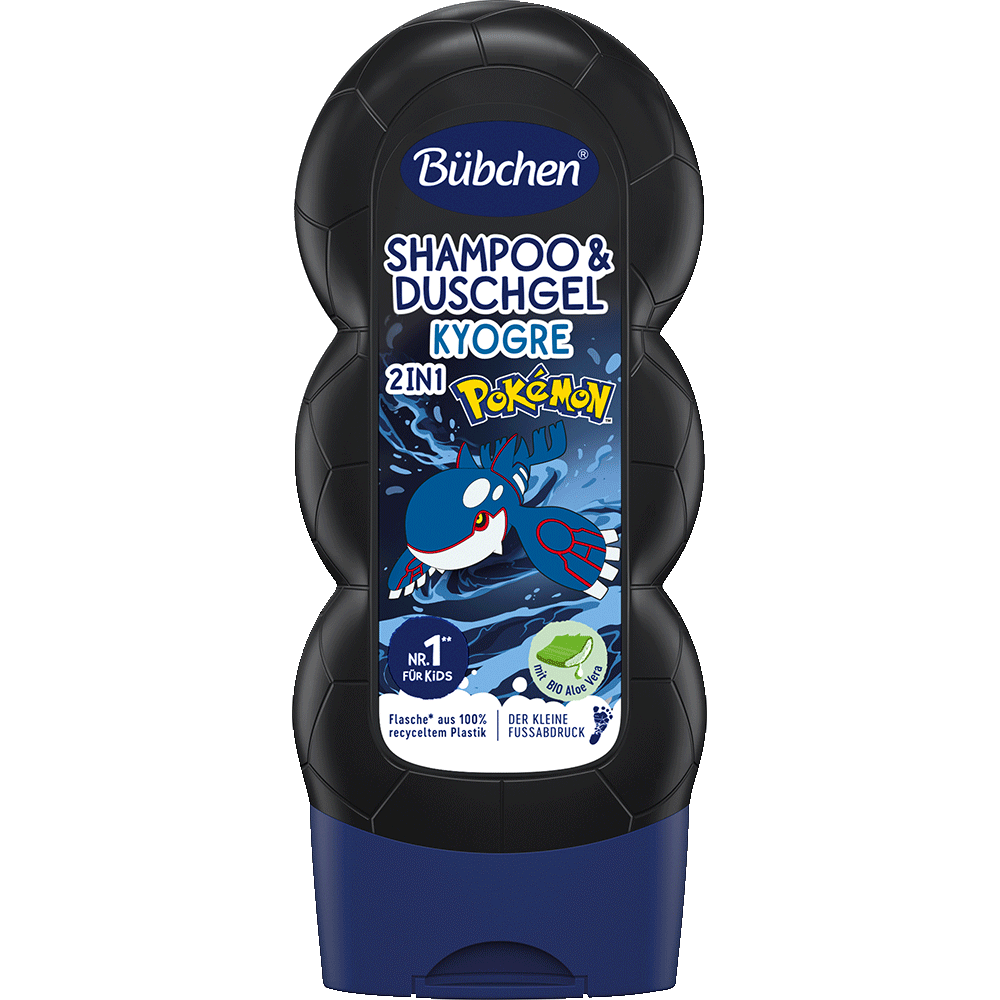 Bild: Bübchen 2in1 Shampoo und Duschgel Kyogre Pokemon 