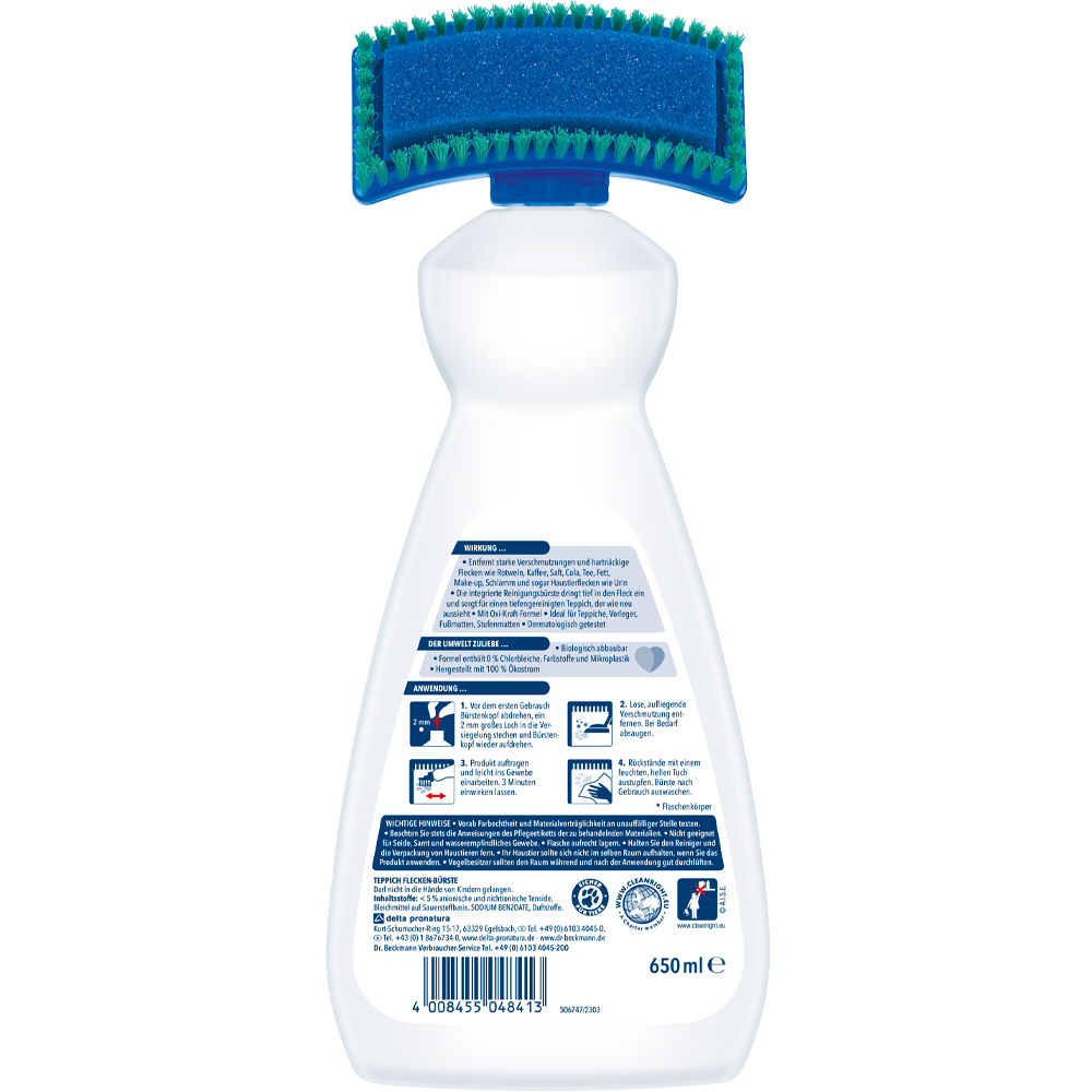 Dr Beckmann Teppich Flecken-Bürste 650ml - Foto 13